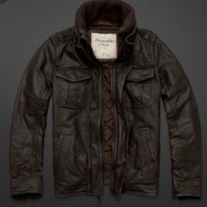 Genuine Leather Abercrombie & Fitch Jacket